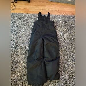 Champion Black Snow Bibs with Reflective Trim